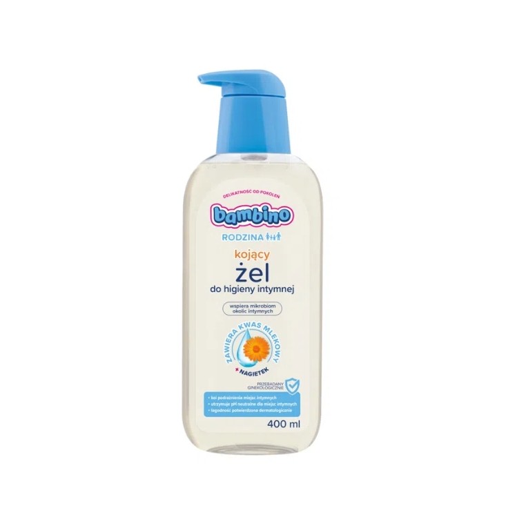 Bambino Rodzina kojący Żel do higieny intymnej Nagietek 400 ml