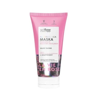 So!flow koloryzująca Maska nadająca różowe refleksy do włosów blond 200 ml So!flow koloryzująca Maska nadająca różowe refleksy do włosów blond 200 ml