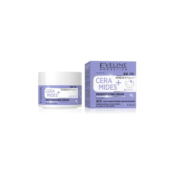 Eveline Korean Rituals Ceramides+ regenerujący Krem do twarzy 50 ml