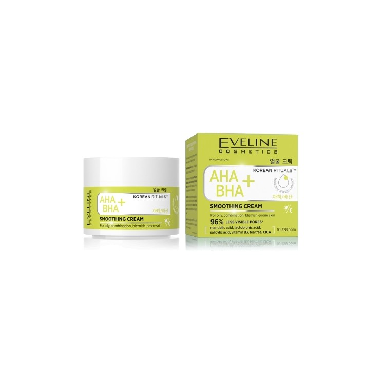 Eveline Korean Rituals AHA BHA+ wygladzający Krem do twarzy 50 ml