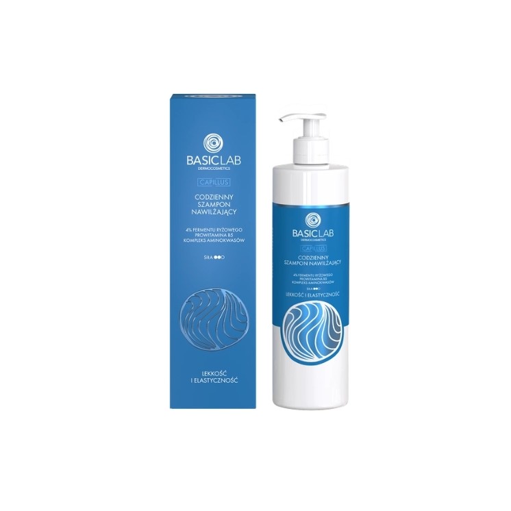 BasicLab Capillus codzienny Szampon nawilżający 300 ml