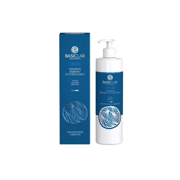 BasicLab Capillus Szampon głęboko oczyszczający 300 ml