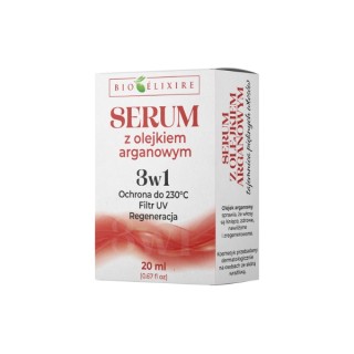BioElixire Serum do włosów Olejek Arganowy Ochrona przed UV i Regeneracja 20 ml