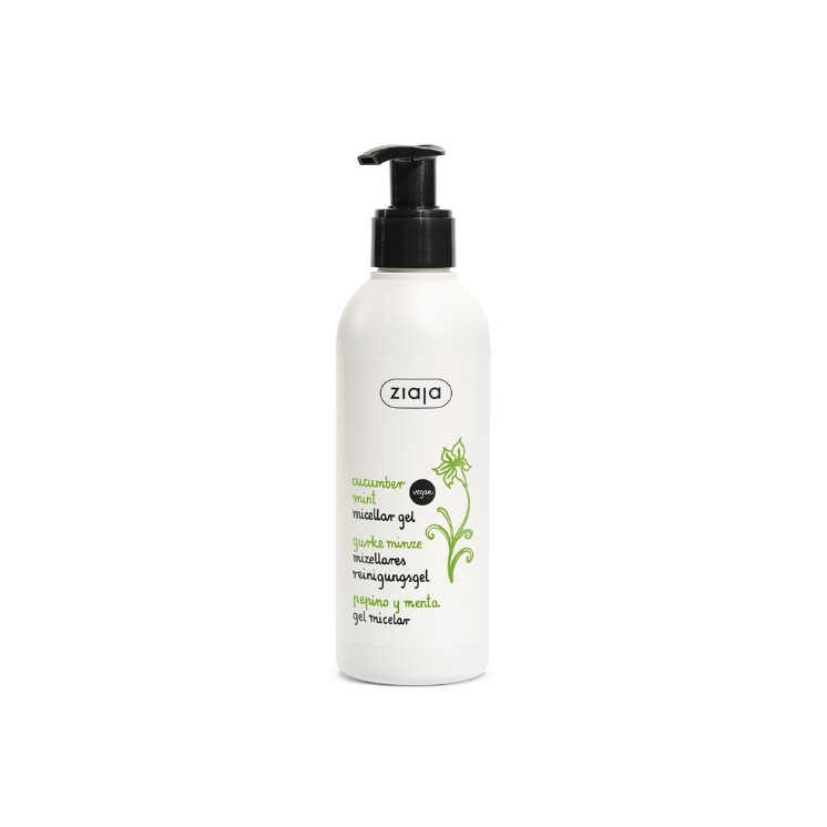 Ziaja Ogórek Mięta Żel micelarny kwas PHA oczyszczanie 190 ml