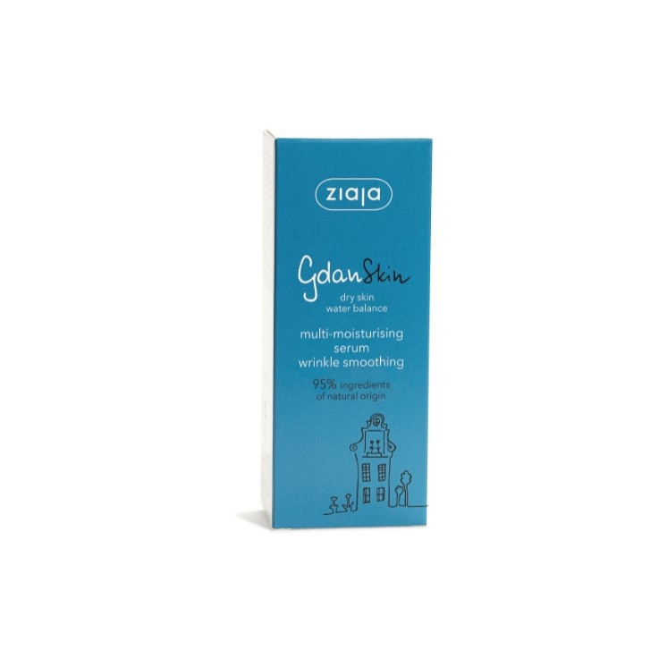 Ziaja GdanSkin Serum multinawilżające Booster anti-age wygładza zmarszczki 50 ml