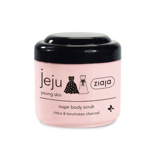 Ziaja Jeju czarny cukrowy Peeling do ciała 200 ml