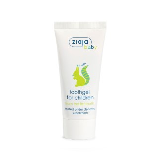 Ziajka Żel do zębów bez fluoru dla dzieci 50 ml
