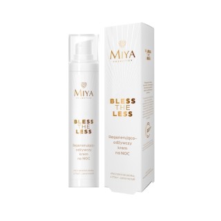 Miya Cosmetics Bless The Less regenerująco - odżywczy Krem do twarzy na noc 50 ml