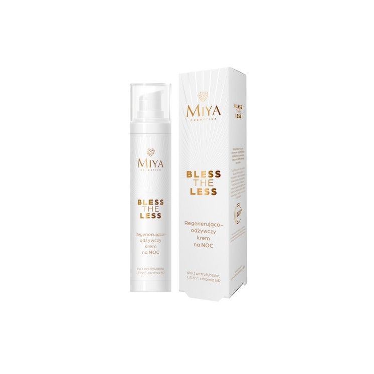 Miya Cosmetics Bless The Less regenerująco - odżywczy Krem do twarzy na noc 50 ml