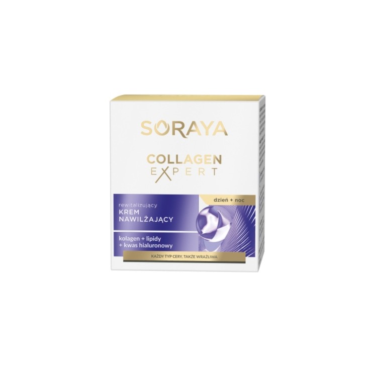 Soraya Collagen Expert rewitalizujący Krem do twarzy nawilżający 50 ml