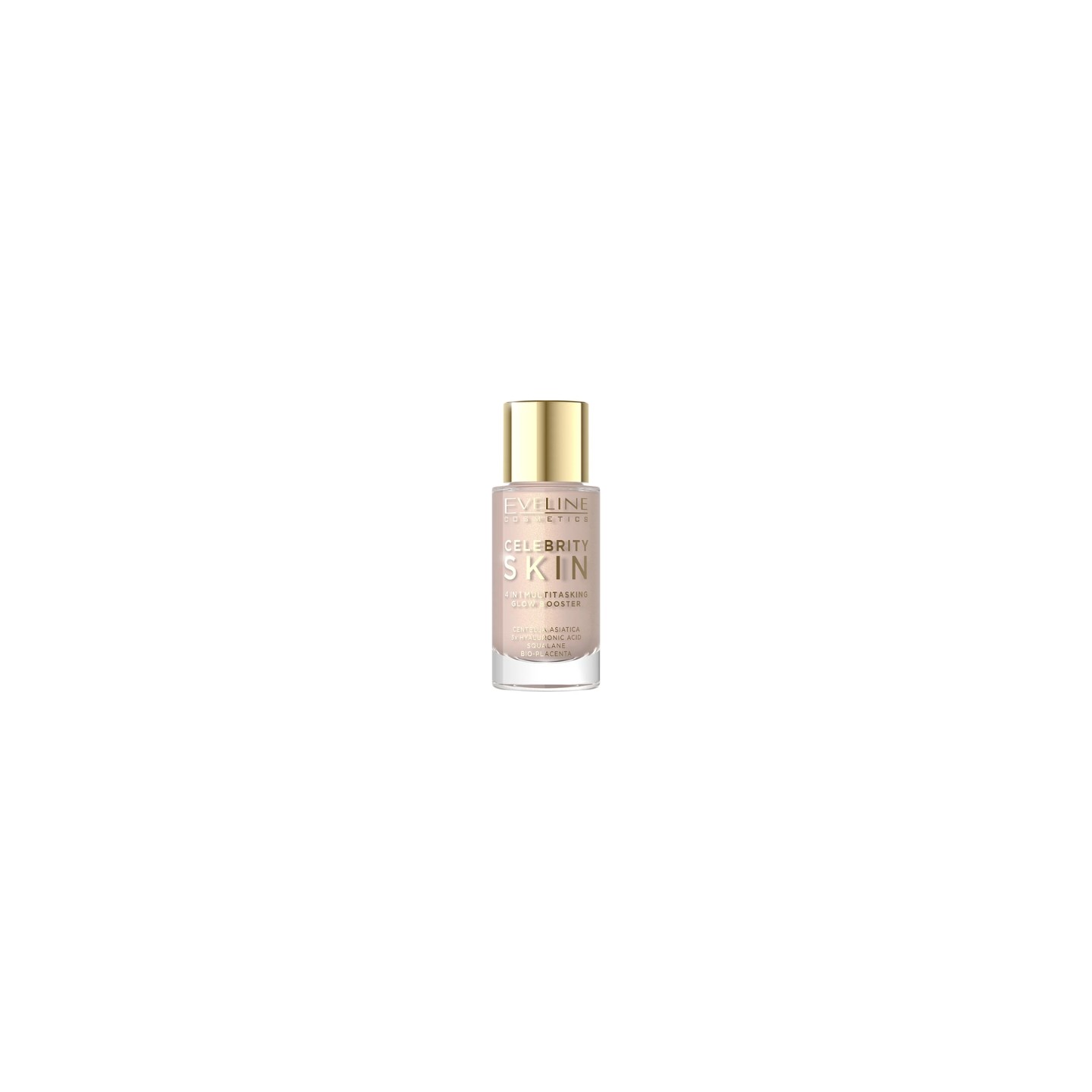 Eveline Celebrity Skin 4w1 wielofunkcyjna Baza do twarzy Glow Booster /01/ 30 ml Eveline Celebrity Skin 4w1 wielofunkcyjna Baza do twarzy Glow Booster /01/ 30 ml