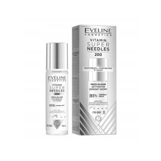 Eveline Vitamin Super Needles 200 Mezo-elixir Aktywator odnowy skóry 30 ml Eveline Vitamin Super Needles 200 Mezo-elixir Aktywator odnowy skóry 30 ml