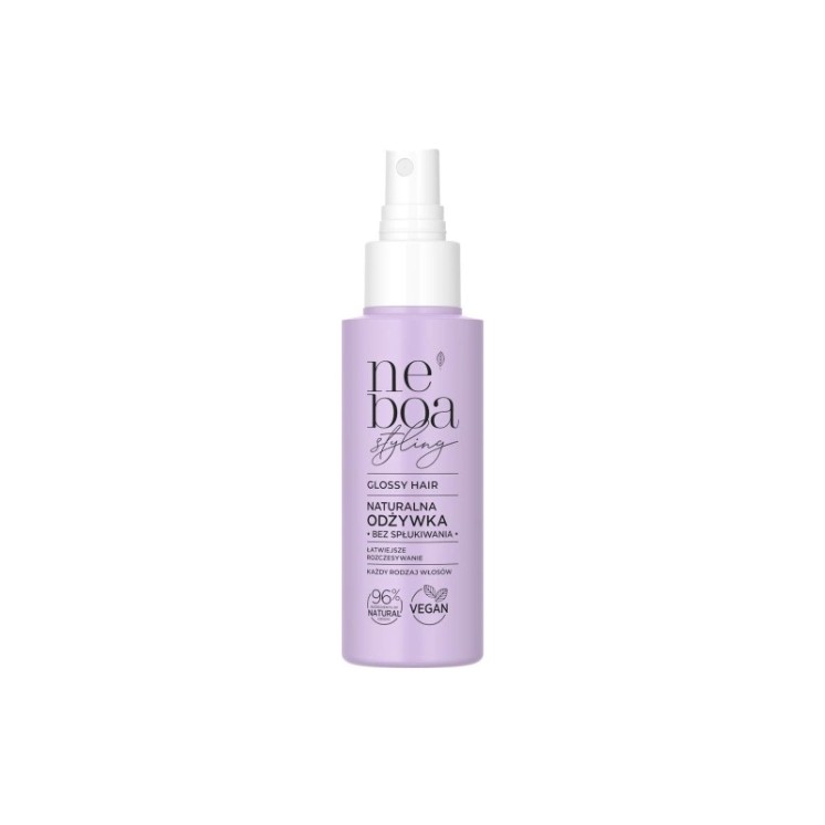 Neboa Styling Glossy Hair naturalna Odżywka w spray'u bez spłukiwania ułatwiająca rozczesywanie 100 ml
