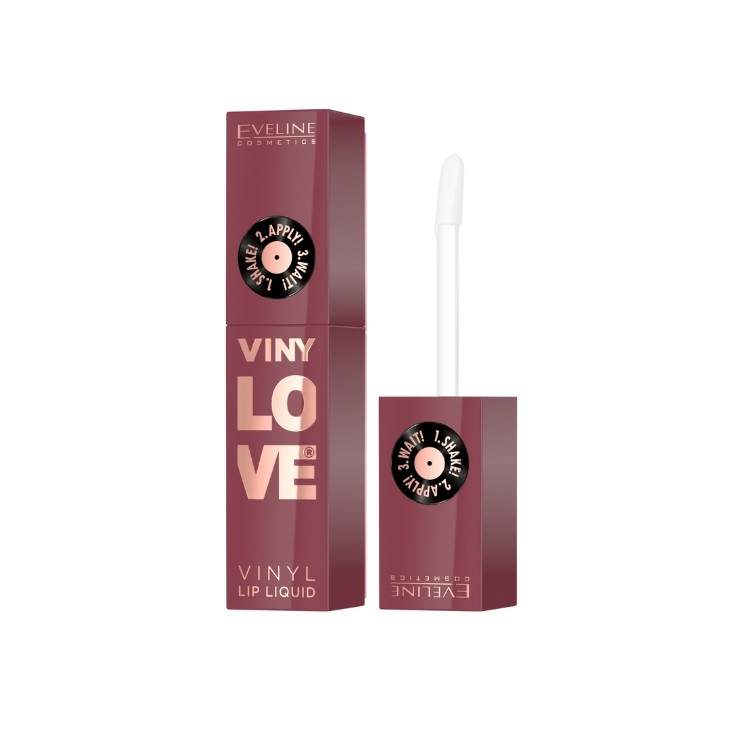 Eveline VinyLove długotrwała Pomadka płynna z efektem gloss /08/ Honey 4 ml