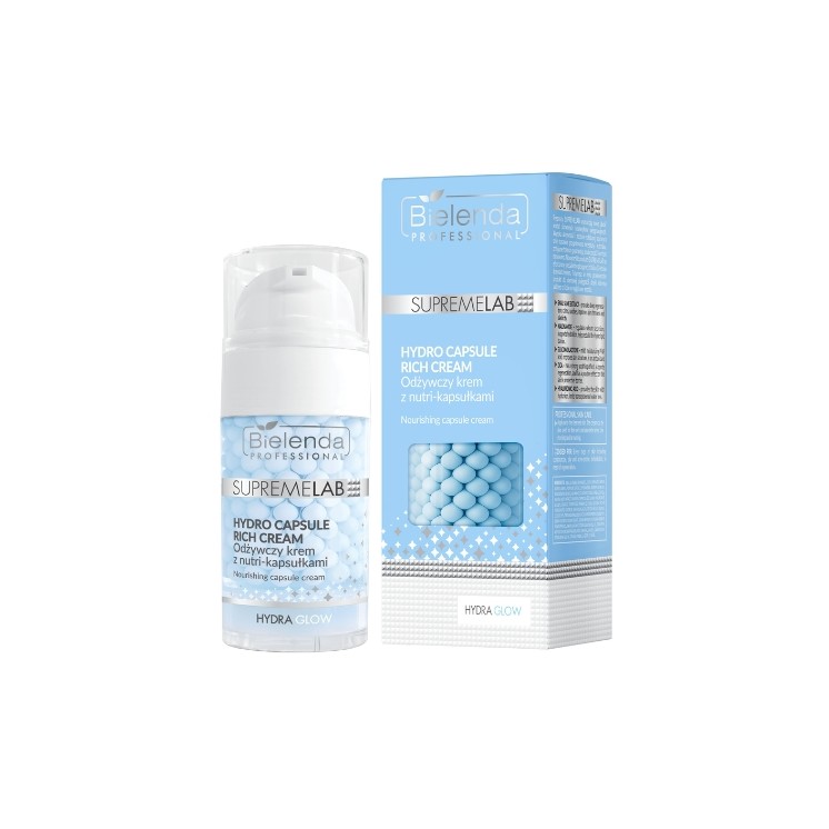 Bielenda Professional Supremelab Hydro Capsule odżywczy Krem z nutrii-kapułkami 50 ml