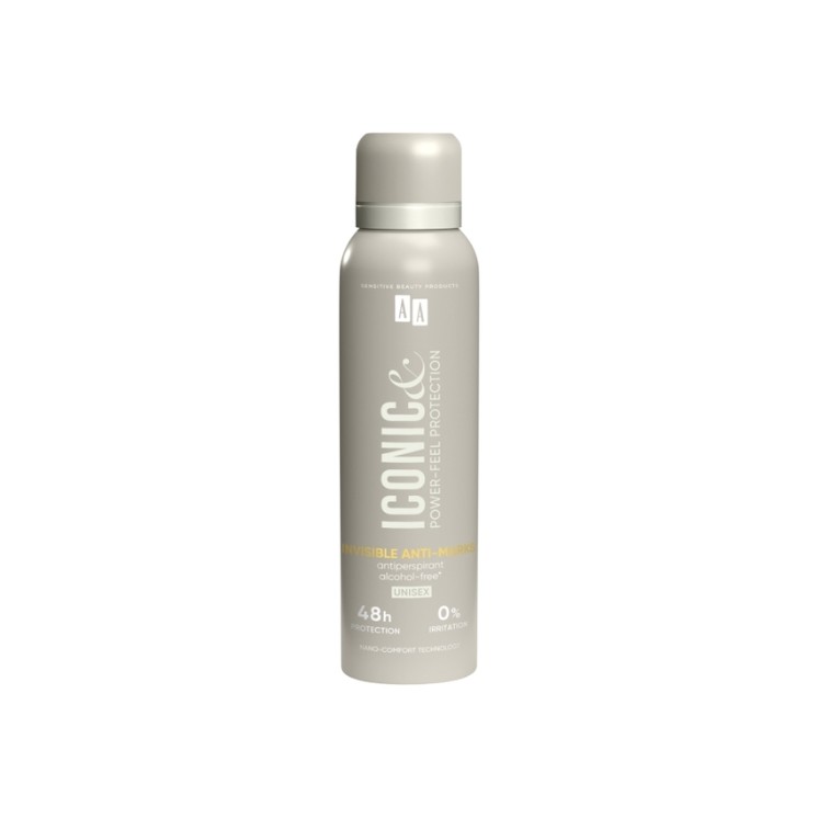 AA Iconic Antyperspirant w sprayu Invisible 150 ml