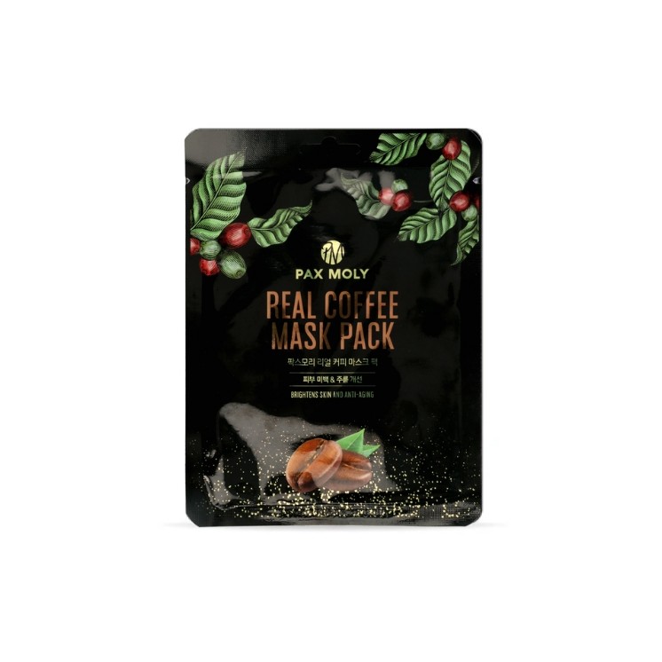 Pax Moly Real Coffee nawilżająca Maska w płachcie z Kawą 25 ml