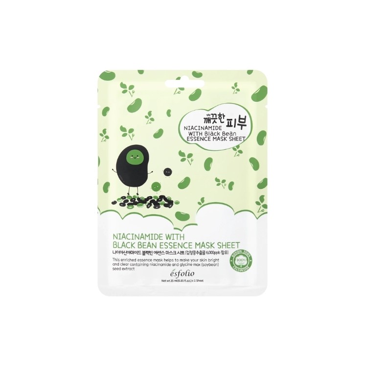 Esfolio Niacinamide Essence Sheet Mask redukująca przebarwienia Maska do twarzy 25 ml