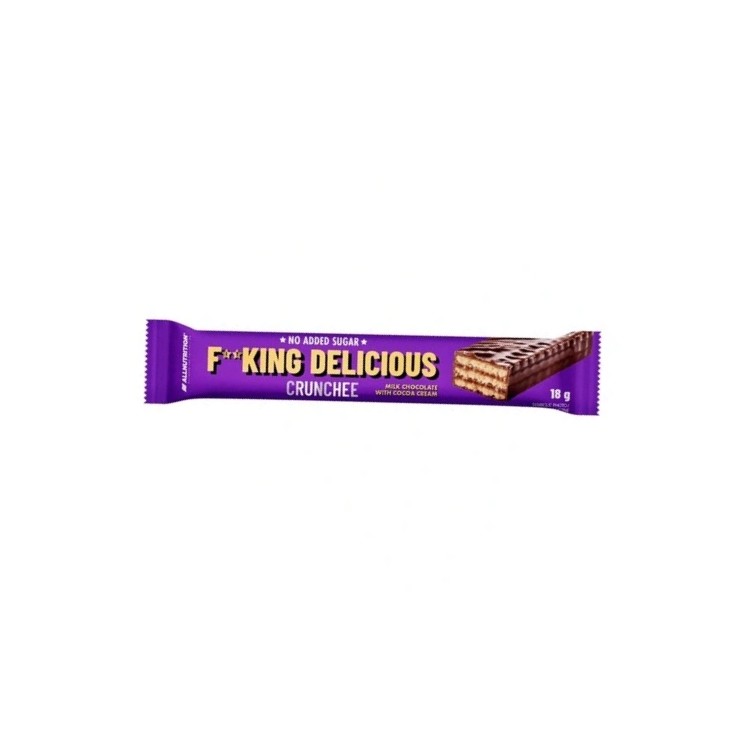 AllNutrition FitKing Delicious Crunchee Wafelek Milk Chocolate 18 g