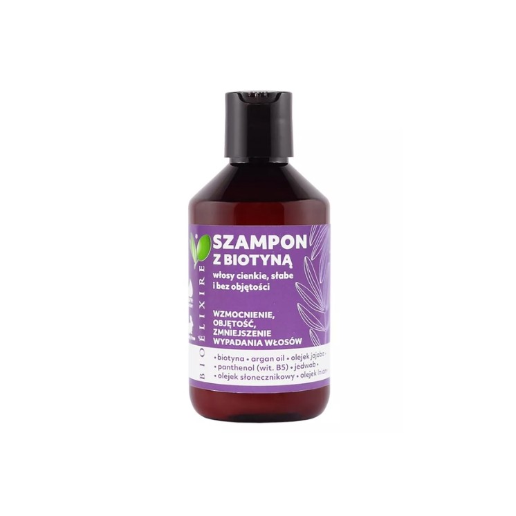 Bioelixire Szampon z biotyną do włosów cienkich i delikatnych 300 ml