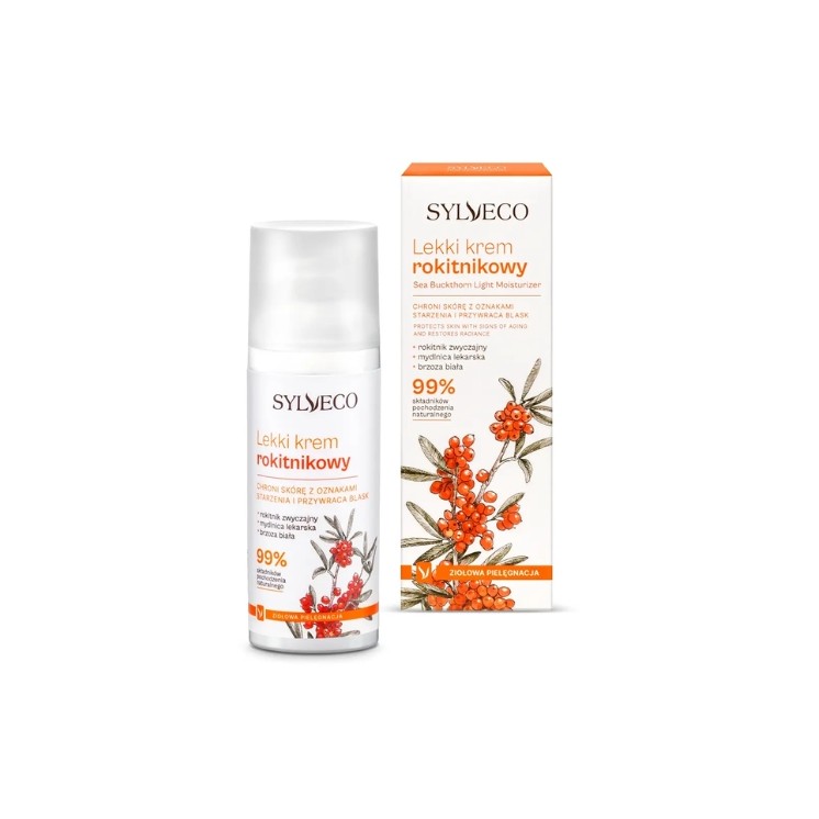 Sylveco nawilżający lekki Krem rokitnikowy do twarzy 50 ml