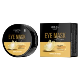 Kimoco Beauty Collagen ujędrniająco-rozświetlające Płatki pod oczy z kolagenem i złotem 60 sztuk