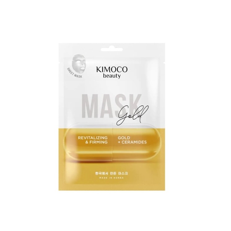 Kimoco Beauty Gold odmładzająca Maska w płachcie ze Złotem 23 ml