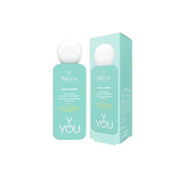 Miya Cosmetics stay.matte matuąco-wygładzająca Mgiełka do twarzy 100 ml