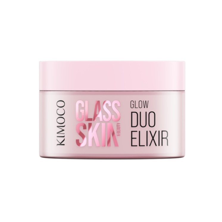 Kimoco Glass Skin Glow Duo Eliksir rozświetlający Krem-serum do twarzy 100 g