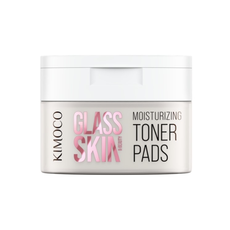 Kimoco Glass Skin nawilżające Płatki tonizujące do twarzy 60 sztuk