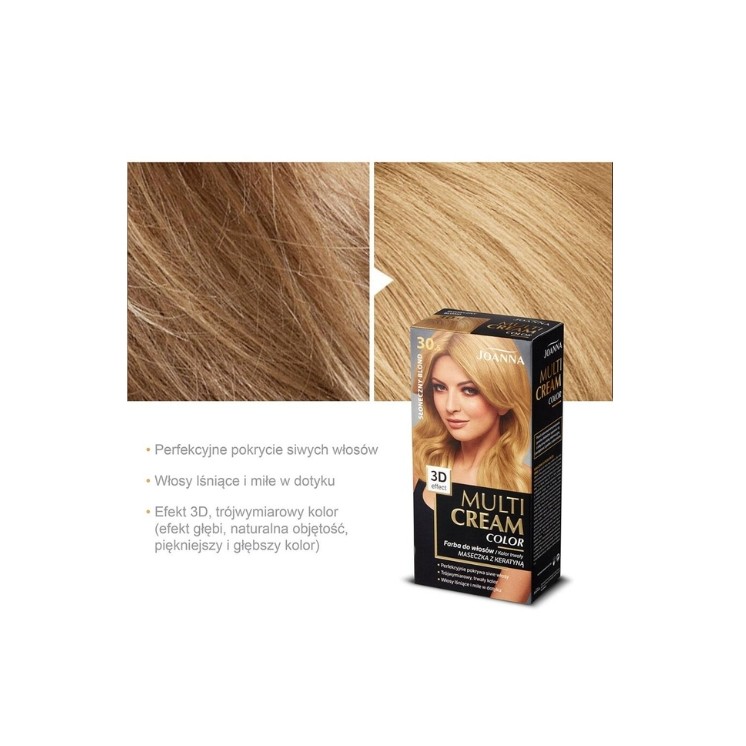 Joanna Multi Cream Color Farba do włosów /30,5/ Słoneczny blond