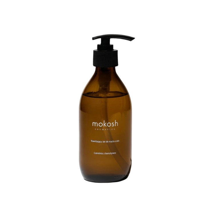 Mokosh nawilżający Żel do mycia ciała Czereśnia z bursztynem 300 ml