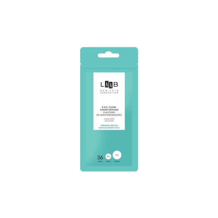 AA LAAB Clear Skin Solution S.O.S. Clear Cover Patches Plasterki na niedoskonałości 36 sztuk