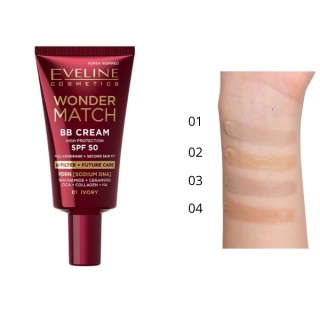 Eveline Wonder Match Krem BB z SPF50 /01/ Ivory 30 ml