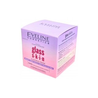 Eveline Glass Skin Sleeping Mask bogaty Krem-maska odżywcza na noc 50 ml