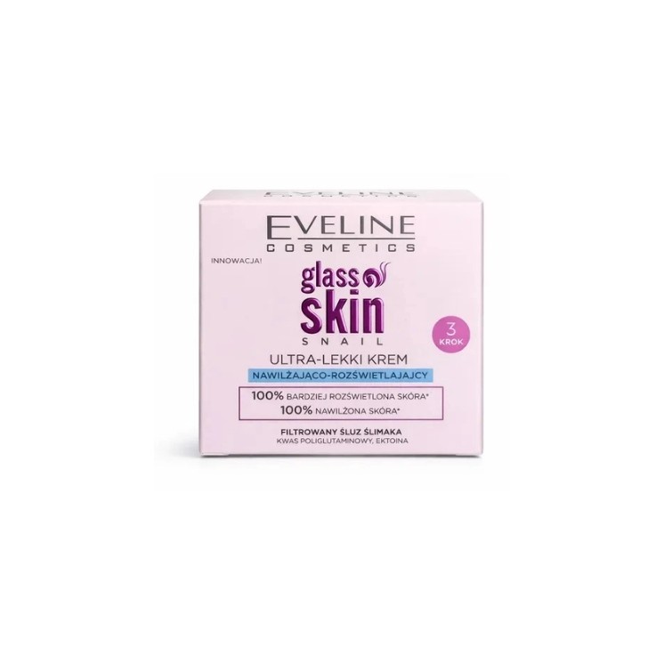 Eveline Glass Skin ultra lekki, nawilżający Krem-żel do twarzy 50 ml