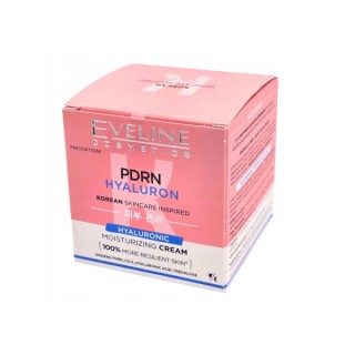 Eveline PDRN & Hyaluron nawilżający Krem do twarzy z Kwasem hialuronowym 50 ml