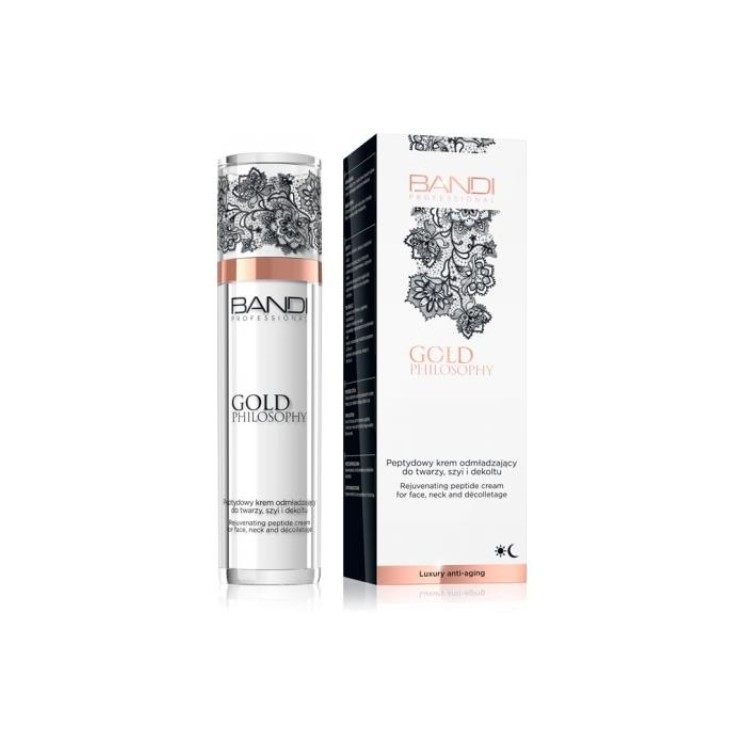 Bandi Gold Philosophy peptydowy Krem odmładzający do twarzy szyi i dekoltu 50 ml