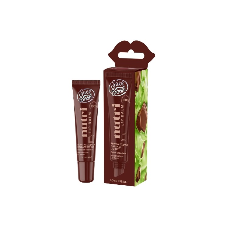 FaceBoom Nutri Lip Balm rewitalizujący Balsam do ust Dubai Chocolate 10 g