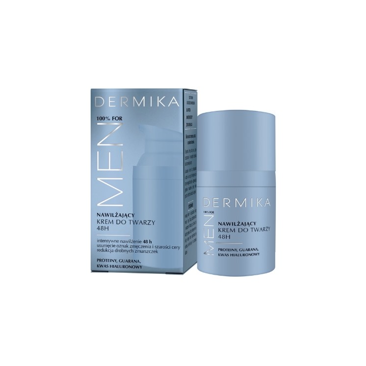 Dermika Men nawilżający Krem do twarzy 48H dla mężczyzn 50 ml