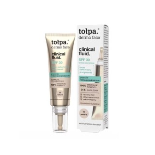 Tołpa Dermo Face Clinical Fluid Podkład przeciw niedoskonałościom SPF30 /02/ Natural 25 ml