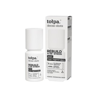 Tołpa Dermo Shots Rebuild & De-Stress Krem Max-regenerujący do twarzy na noc 50 ml