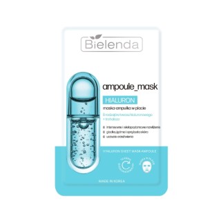 Bielenda Ampoule_mask nawilżająca Maska-ampułka w płachcie Hialuron 1 sztuka