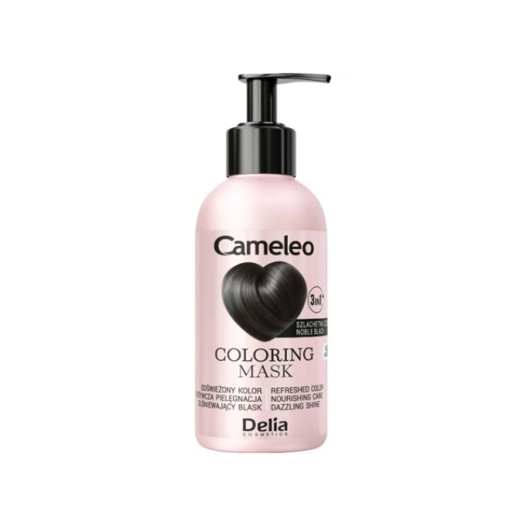 Delia Cameleo Maska koloryzująca do włosów Szlachetna Czerń 120 ml