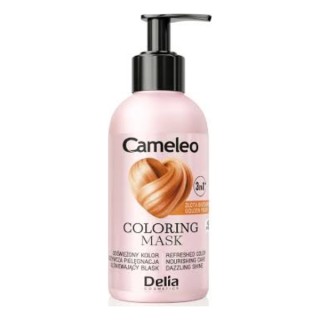 Delia Cameleo Maska koloryzująca do włosów Złocista Brzoskwinia 120 ml