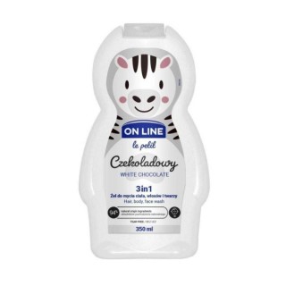 On Line Le Petit Żel do mycia ciała, włosów i twarzy dla dzieci Czekoladowy 350 ml