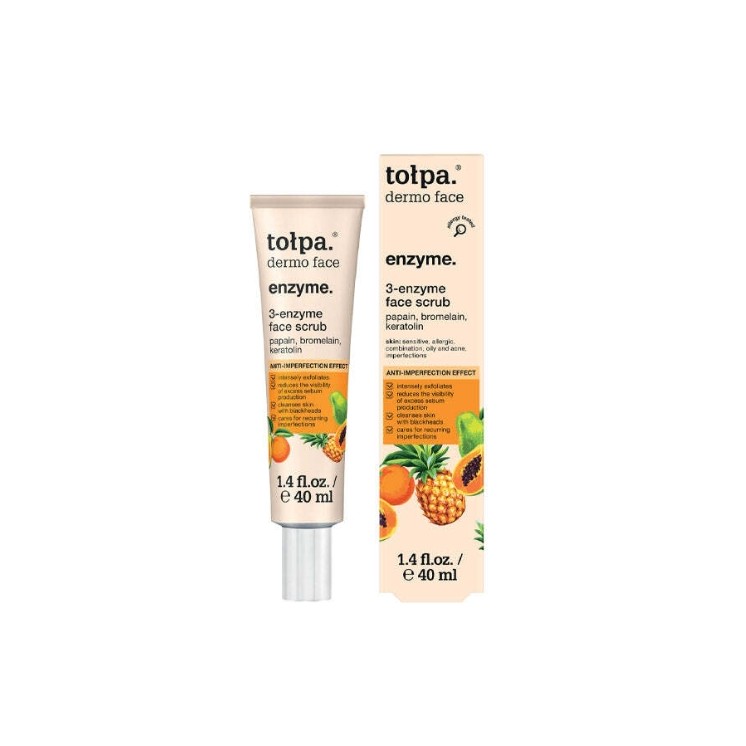 Tołpa Dermo Face Enzyme. 3-enzymy Peeling do twarzy 40 ml