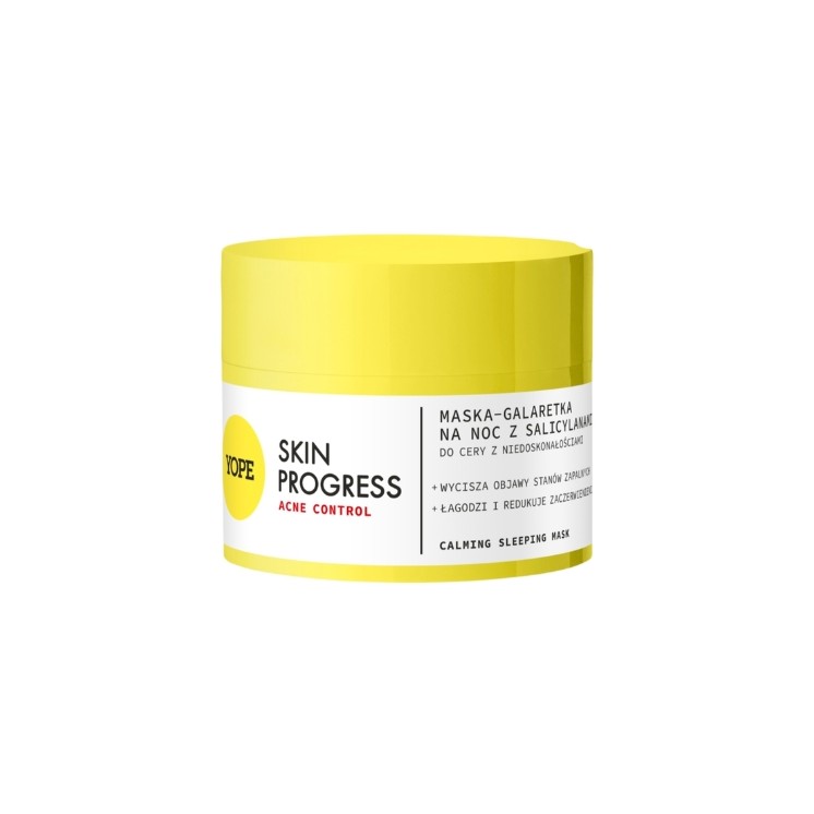 YOPE Skin Progress Acne Control Maska-galaretka na noc z salicylanami 50 ml