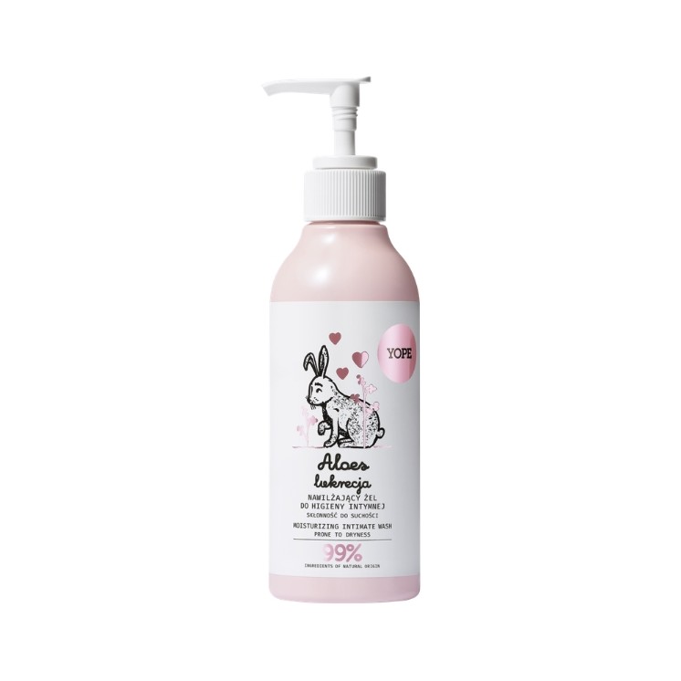 YOPE Żel do higieny intymnej Aloes i Lukrecja 300 ml
