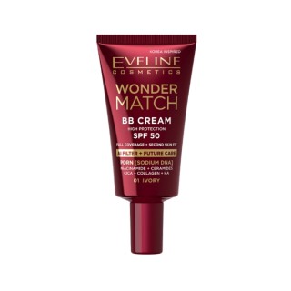 Eveline Wonder Match Krem BB z SPF50 /01/ Ivory 30 ml